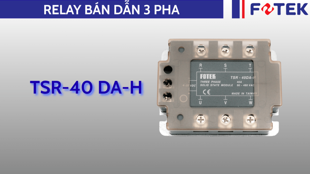 Relay bán dẫn ba pha: TSR-40 DA-H