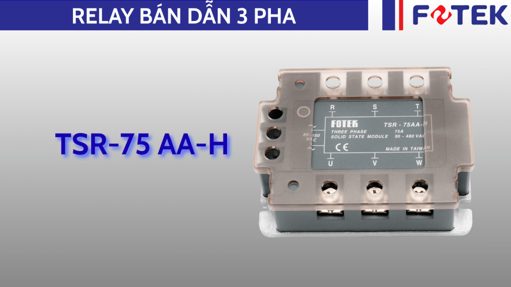 Relay bán dẫn ba pha: TSR-75 AA-H