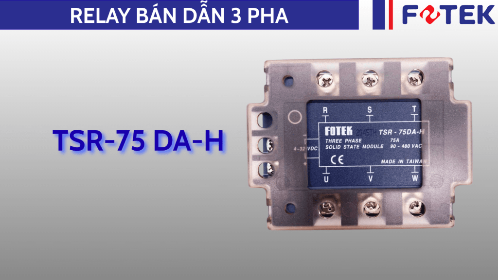 Relay bán dẫn ba pha: TSR-75 DA-H