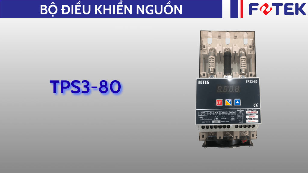Bộ điều khiển nguồn: TPS3-80
