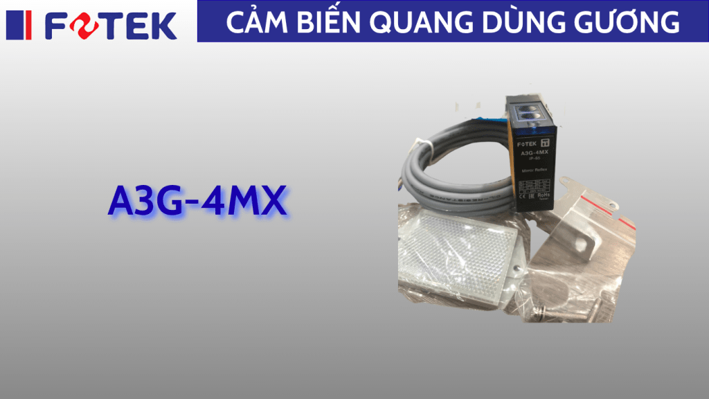 Cảm biến quang sử dụng gương: A3G-4MX