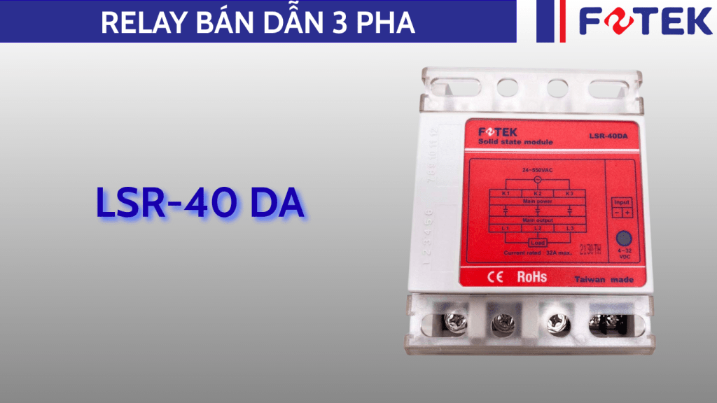Relay bán dẫn ba pha: LSR-40 DA