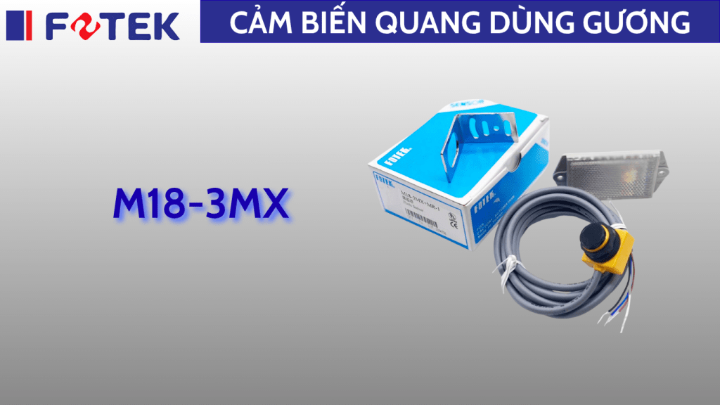 Cảm biến quang sử dụng gương: M18-3MX