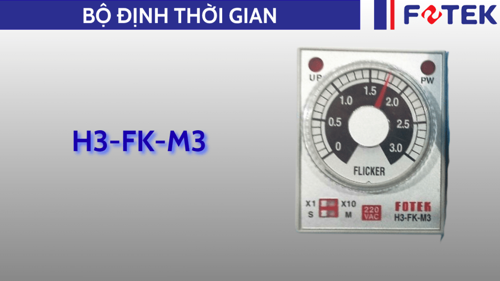 Bộ định thời gian: H3-FK-M3