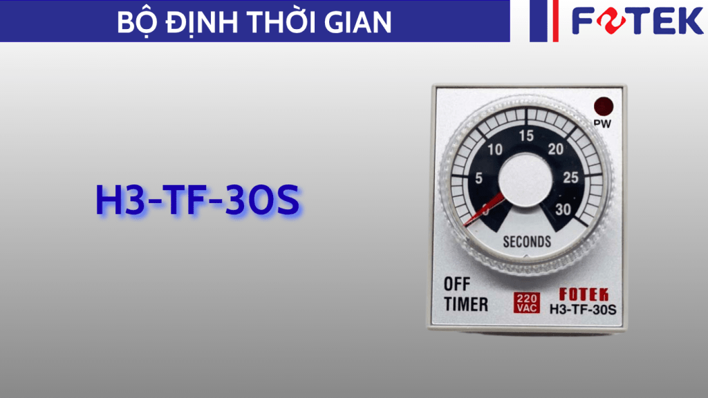 Bộ định thời gian: H3-TF-30S