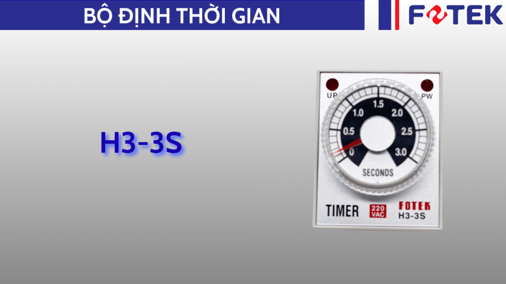 Bộ định thời gian: H3-3S