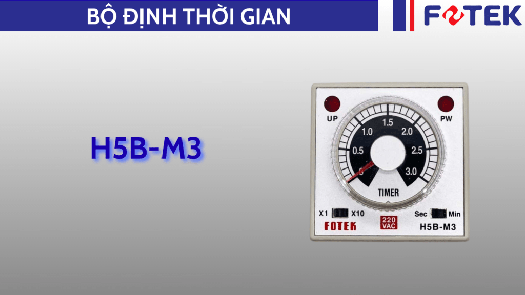 Bộ định thời gian: H5B-M3