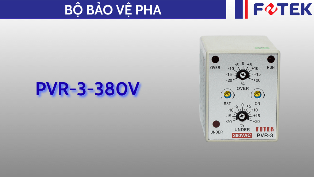 Bộ bảo vệ pha: PVR-3-380V