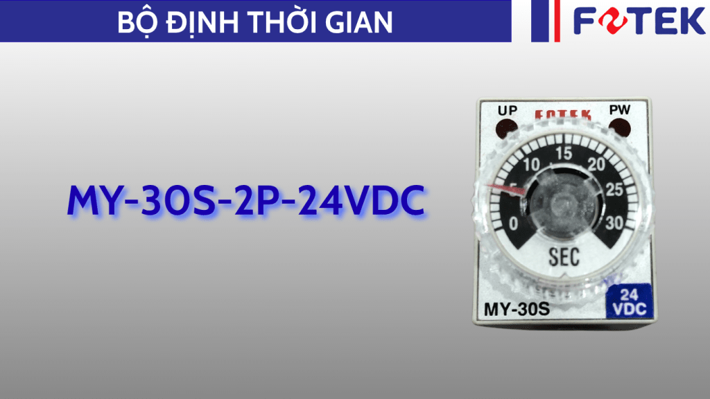 Bộ định thời gian: MY-30S-2P-24VDC