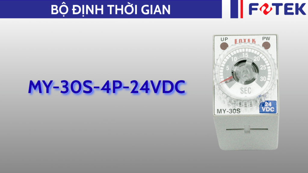 Bộ định thời gian: MY-30S-4P-24VDC